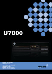 FTE UNIVERS U7000 Manuel De L'utilisateur