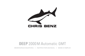 Chris Benz DEEP 2000 MAutomatic GMT Mode D'emploi