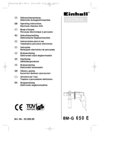 EINHELL BM-G650 E Mode D'emploi