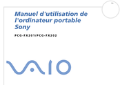 Sony PCG-FX201 Manuel D'utilisation