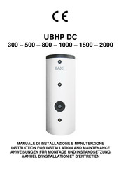 Baxi UBHP DC 20000 Manuel D'installation Et D'entretien