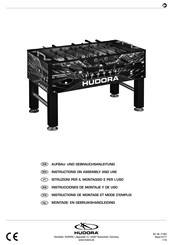 Hudora 71482 Instructions De Montage Et Mode D'emploi