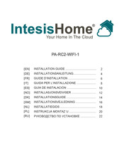 IntesisHome PA-RC2-WIFI-1 Guide D'installation