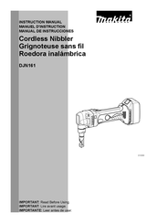 Makita DJN161 Manuel D'instructions