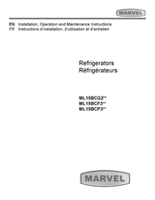 Marvel ML15BCG2 Série Instructions D'installation