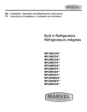 Marvel MP24WBF4 Série Instructions D'installation, D'utilisation Et D'entretien