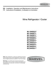 Marvel ML24WDF4 Série Instructions D'installation, D'utilisation Et D'entretien