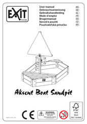 EXIT Toys Aksent Boat Sandpit Mode D'emploi