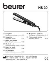 Beurer HS 30 Mode D'emploi