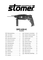 Stomer Professional SRD-650-K Mode D'emploi