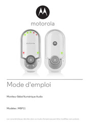 Motorola MBP11 Mode D'emploi