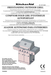 KitchenAid 720-0954G Instructions D'installation Et Guide D'utilisation Et D'entretien