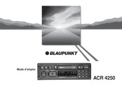 Blaupunkt ACR 4250 Mode D'emploi