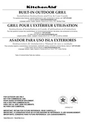 KitchenAid 740-0780 Instructions D'installation Et Guide D'utilisation Et D'entretien