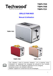TECHWOOD TGPI-703 Manuel D'utilisation