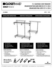 ClosetMaid SHELFTRACK 01-89868 Directives D'installation