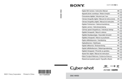 Sony Cyber-shot DSC-WX50 Mode D'emploi