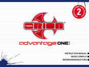 Team Orion Advantage ONE Duo Mode D'emploi