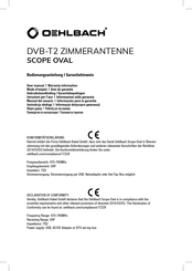 Oehlbach SCOPE OVAL Mode D'emploi