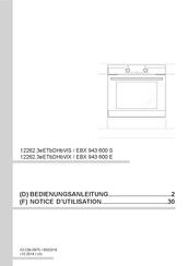 Amica EBX 943 600 S Notice D'utilisation