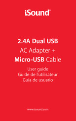 ISOUND Dual USB AC Adapter Guide De L'utilisateur