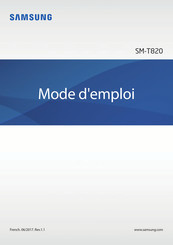 Samsung Tab S3 Mode D'emploi