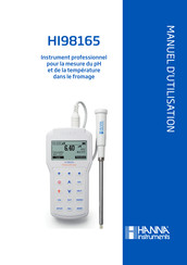 Hanna Instruments HI98165 Manuel D'utilisation
