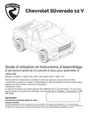 Rollplay Chevrolet Sliverado 12 V Guide D'utilisation Et Instructions D'assemblage