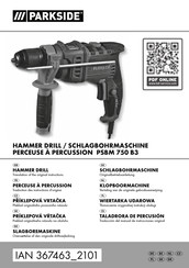 Parkside PSBM 750 B3 Traduction Des Instructions D'origine