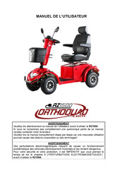 Orthoquad RZ1500 Manuel De L'utilisateur