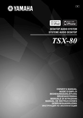 Yamaha TSX-80 Mode D'emploi