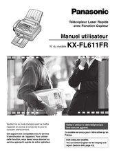 Panasonic KX-FL611FR Manuel Utilisateur