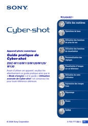 Sony Cyber-shot DSC-W120 Guide Pratique