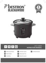 Bestron BLACK&WOOD ARC100BW Mode D'emploi