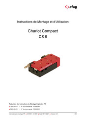 Afag CS 6/40-ED Instructions De Montage Et D'utilisation