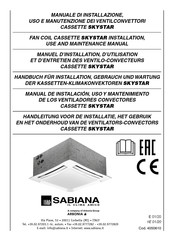 Sabiana SK 14 Manuel D'installation, D'utilisation Et D'entretien