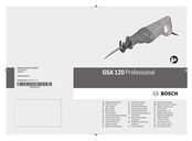 Bosch GSA 120 Professional Notice Originale