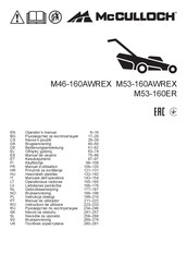 McCulloch M53-160ER Manuel D'utilisation