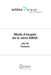 Widex AIKIA AK-19 Mode D'emploi