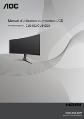 AOC CU34G2 Manuel D'utilisation