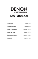 Denon Professional DN-306XA Guide D'utilisation