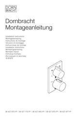 Dornbracht 36 427 970-FF Instructions De Montage