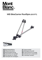 Mont Blanc MB BikeCarrier RoofSpin Instructions De Montage