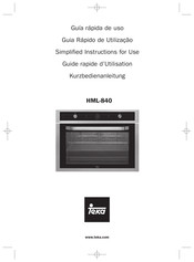 Teka HML-840 Guide Rapide D'utilisation