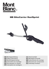 Mont Blanc MB BikeCarrier RoofSprint Instructions De Montage