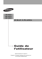 Samsung HP-S4233 Guide De L'utilisateur