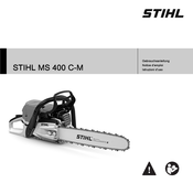 Stihl MS 400 C-M Notice D'emploi