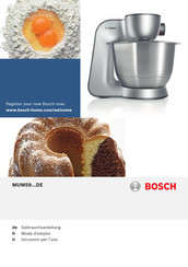 Bosch MUM59N37DE/02 Mode D'emploi