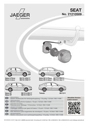 Jaeger SEAT 21210509 Instructions De Montage