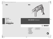 Bosch GSB 1600 RE Professional Notice Originale